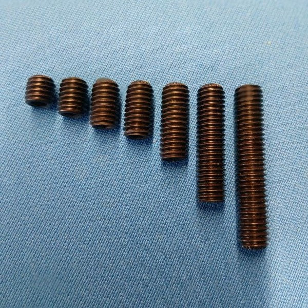3/8-16 Steel weight bolts